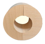 FSC® Wooden Insulation Block 104mm OD X 30mm