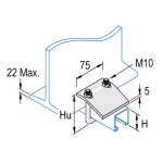 21-41MM U-BOLT BEAMCLAMP ZP