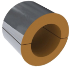 Phenolic Block 42 / 43 mm OD x 50mm