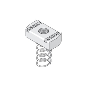 M10 Long Spring Channel Nut  HDG M10 Long Spring Channel Nut  HDG